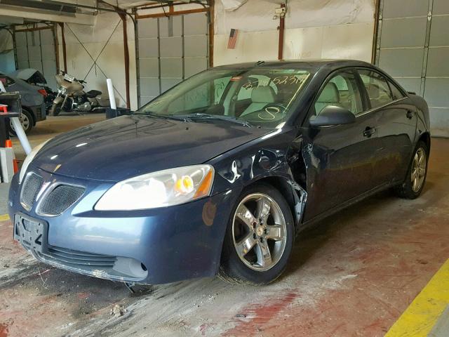 1G2ZH57NX84230880 - 2008 PONTIAC G6 GT BLUE photo 2