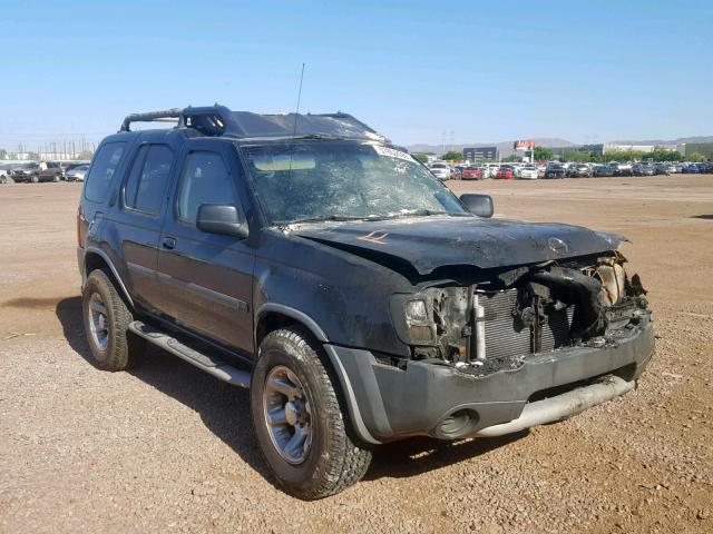 5N1ED28T23C702744 - 2003 NISSAN XTERRA XE BLACK photo 1