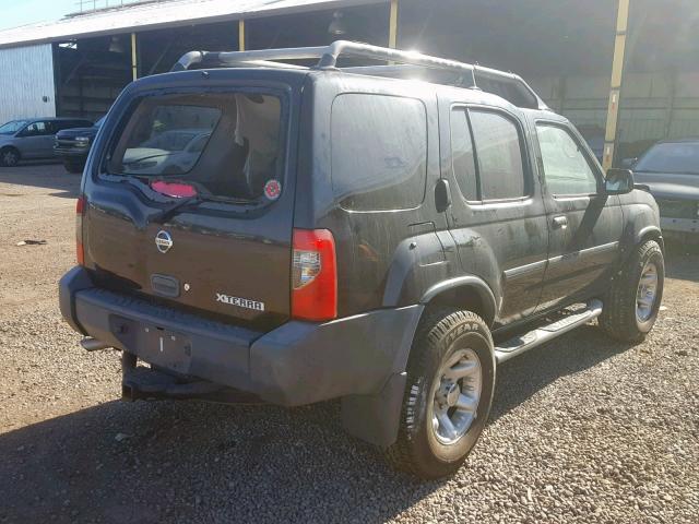 5N1ED28T23C702744 - 2003 NISSAN XTERRA XE BLACK photo 4