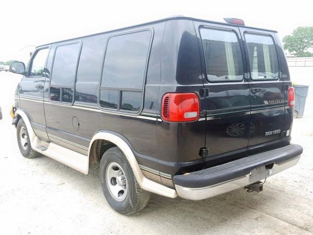 2B6HB11X2XK547945 - 1999 DODGE RAM VAN B1 BLACK photo 3