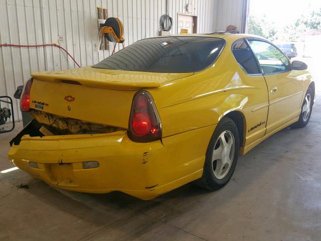 2G1WX15K229339723 - 2002 CHEVROLET MONTE CARL YELLOW photo 4