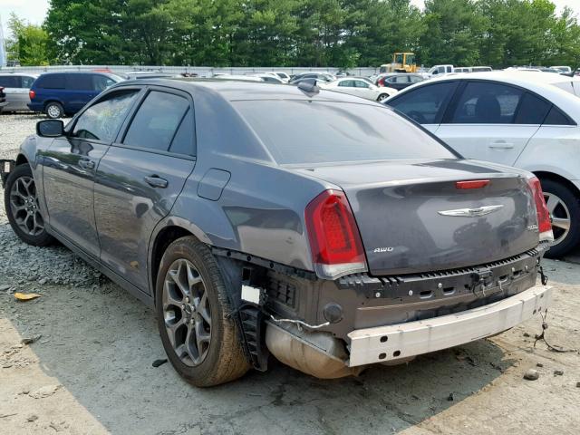 2C3CCAGG9GH298670 - 2016 CHRYSLER 300 S GRAY photo 3