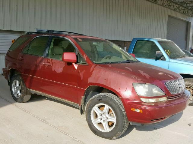 JT6HF10U9Y0109506 - 2000 LEXUS RX 300 BURGUNDY photo 1