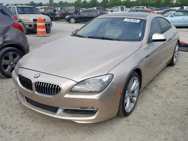 WBA6A0C5XDDZ03489 - 2013 BMW 640 I GOLD photo 2