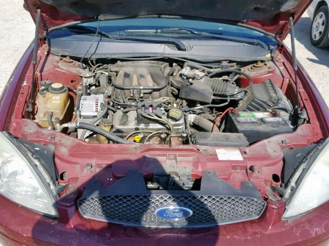 1FAFP56U97A188234 - 2007 FORD TAURUS SEL MAROON photo 7