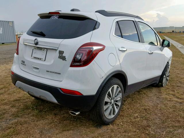 KL4CJASB4HB074742 - 2017 BUICK ENCORE PRE WHITE photo 4