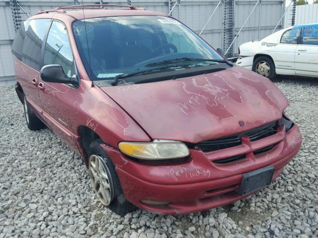 1B4GP45G4WB723500 - 1998 DODGE CARAVAN SE RED photo 1