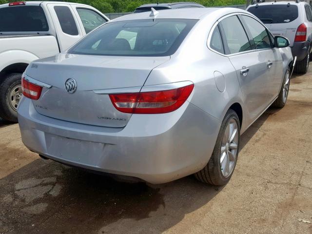 1G4PP5SK9E4167152 - 2014 BUICK VERANO SILVER photo 4