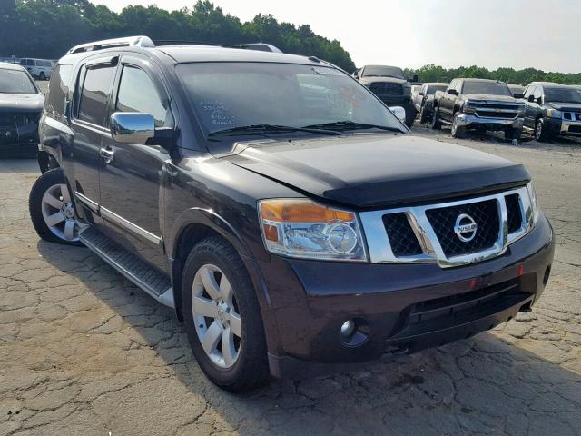 5N1BA0ND3CN600483 - 2012 NISSAN ARMADA SV BLACK photo 1