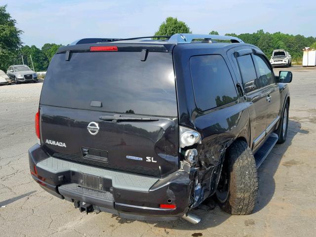 5N1BA0ND3CN600483 - 2012 NISSAN ARMADA SV BLACK photo 4