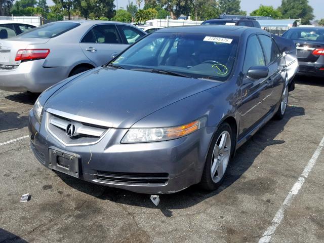 19UUA66296A018673 - 2006 ACURA 3.2TL GRAY photo 2