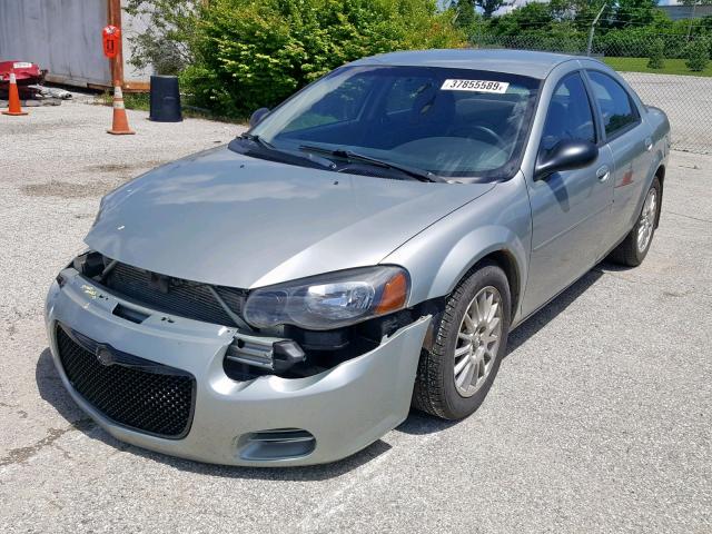 1C3EL46X25N700948 - 2005 CHRYSLER SEBRING TEAL photo 2