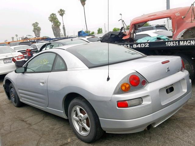 4A3AC34G53E119879 - 2003 MITSUBISHI ECLIPSE RS SILVER photo 3