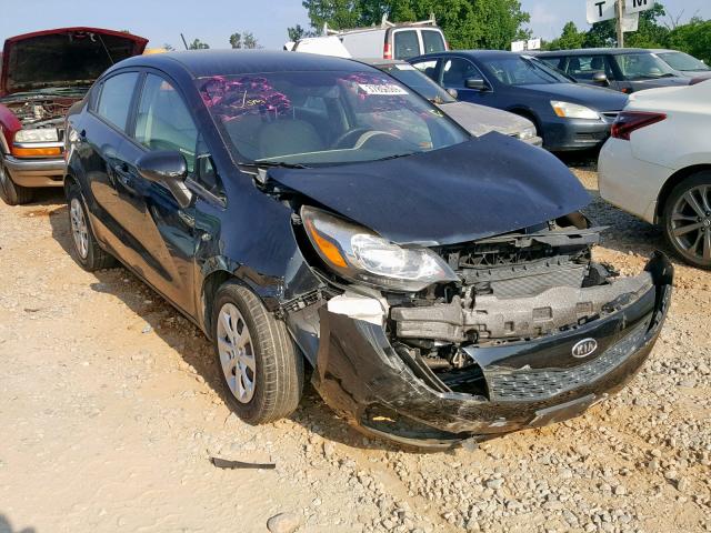 KNADM4A33D6108795 - 2013 KIA RIO LX BLACK photo 1