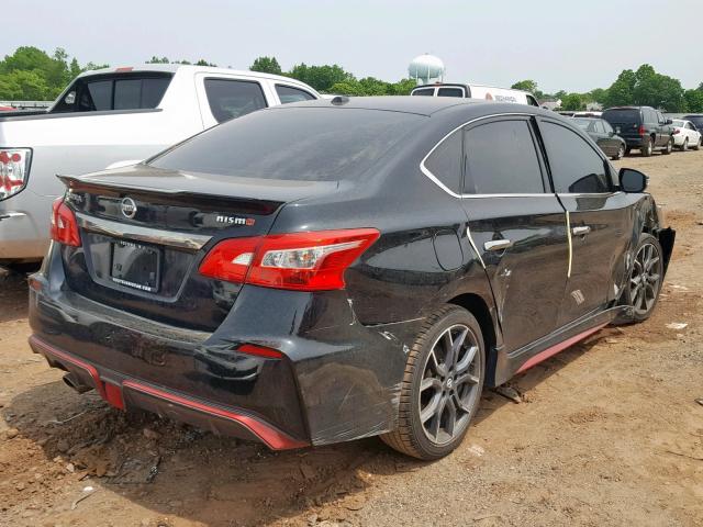 3N1CB7AP2HY389949 - 2017 NISSAN SENTRA SR BLACK photo 4