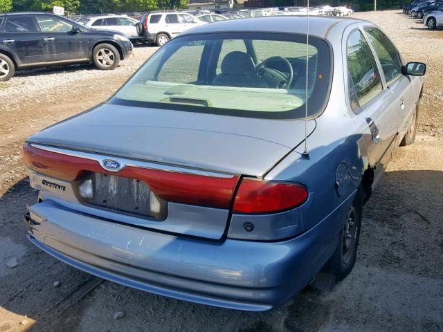 1FAFP6533XK211385 - 1999 FORD CONTOUR LX BLUE photo 4