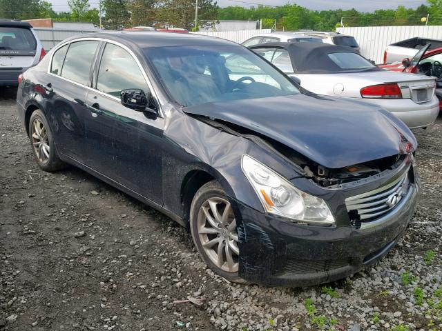 JNKCV61FX9M365097 - 2009 INFINITI G37 BLACK photo 1