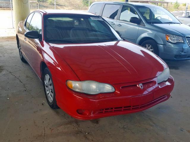 2G1WW12EX59120790 - 2005 CHEVROLET MONTE CARL 红色 照片 1
