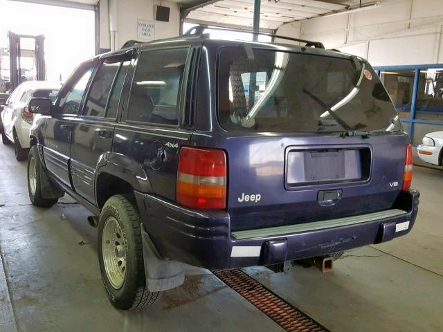 1J4GZ78Y1WC227495 - 1998 JEEP GRAND CHER PURPLE photo 3