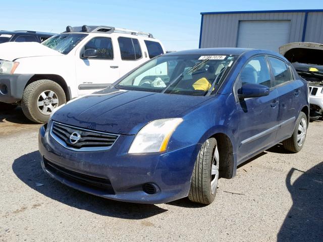 3N1AB6AP1CL642461 - 2012 NISSAN SENTRA 2.0 BLUE photo 2