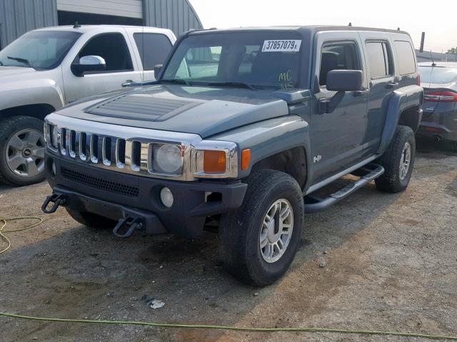 5GTDN136X68183337 - 2006 HUMMER H3 BLUE photo 2