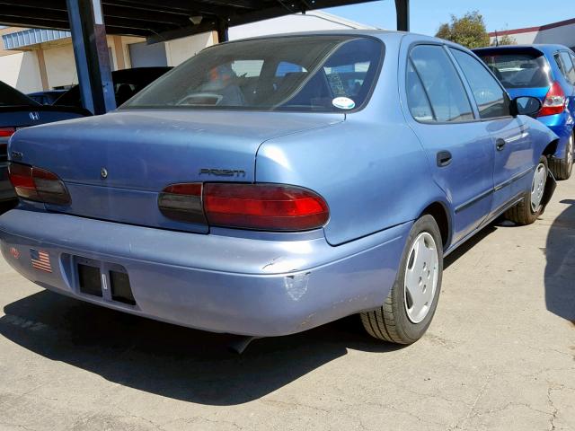 1Y1SK5267SZ095877 - 1995 GEO PRIZM BASE BLUE photo 4