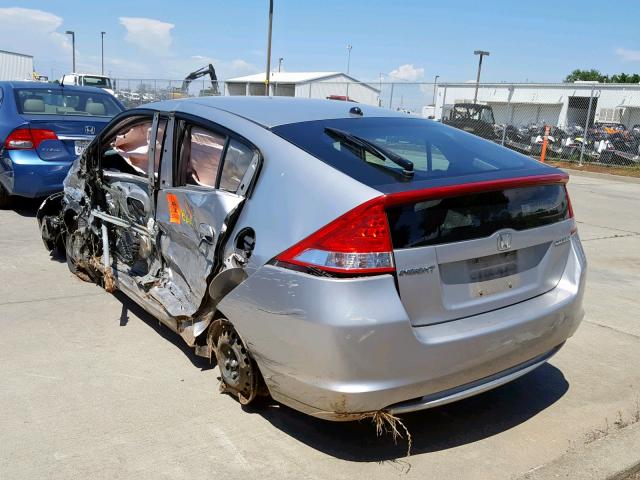 JHMZE2H59AS027769 - 2010 HONDA INSIGHT LX SILVER photo 3