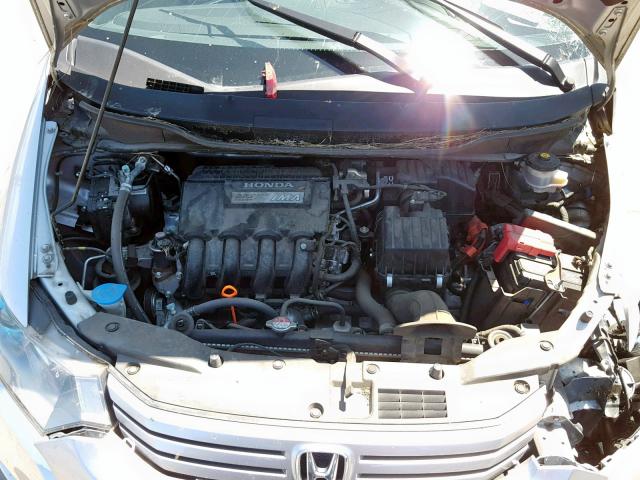 JHMZE2H59AS027769 - 2010 HONDA INSIGHT LX SILVER photo 7