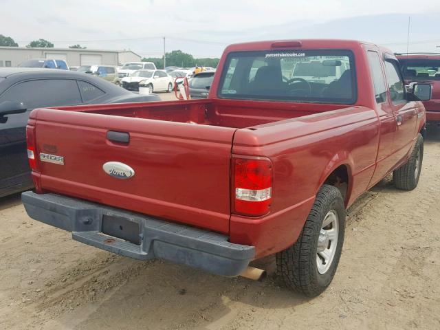 1FTYR14D36PA11912 - 2006 FORD RANGER SUP RED photo 4