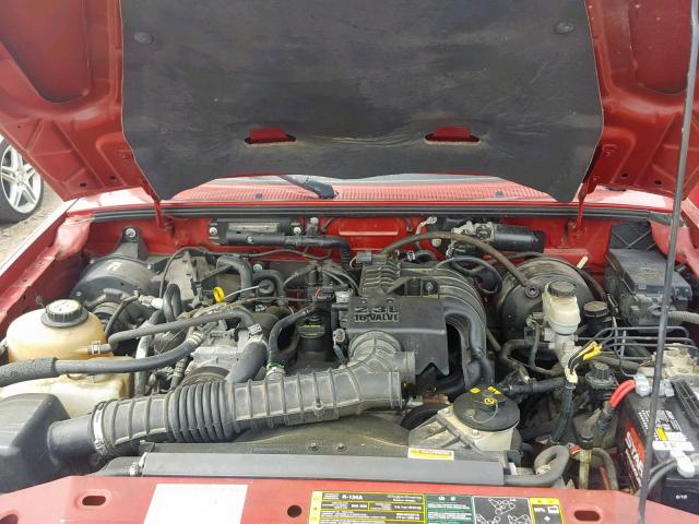 1FTYR14D36PA11912 - 2006 FORD RANGER SUP RED photo 7