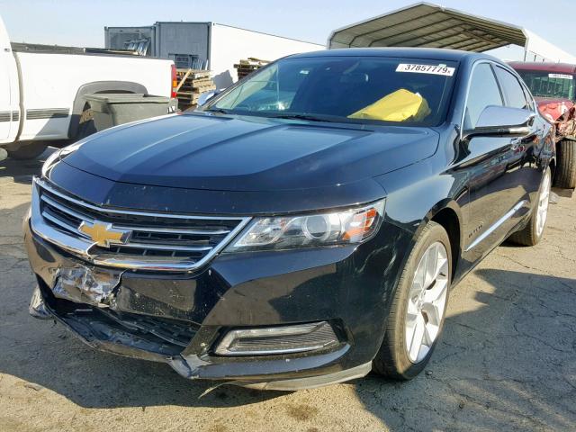 1G1145S37HU188283 - 2017 CHEVROLET IMPALA PRE BLACK photo 2