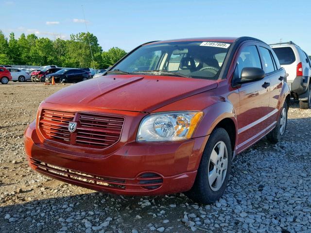 1B3HB28B98D535476 - 2008 DODGE CALIBER ORANGE photo 2