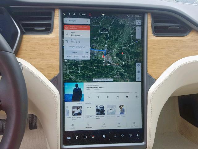 5YJSA1E20JF267566 - 2018 TESLA MODEL S Boz foto 9