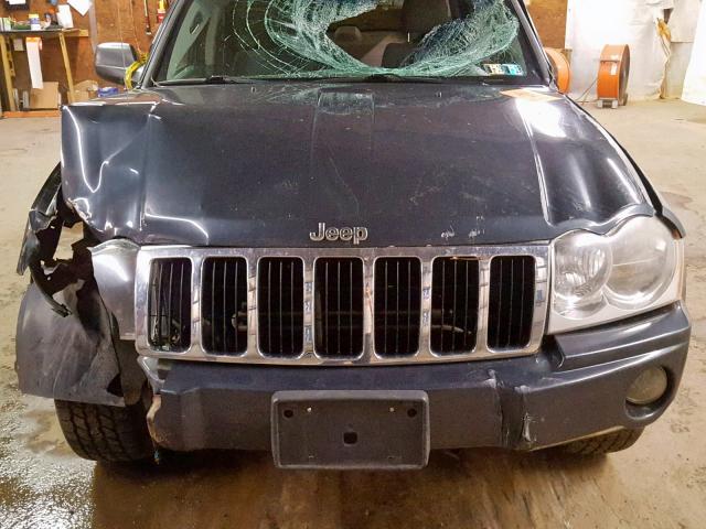 1J8GR48K67C681848 - 2007 JEEP GRAND CHER BLUE photo 7