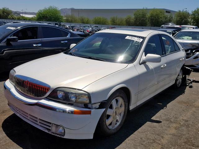 1LNHM87A22Y684408 - 2002 LINCOLN LS WHITE photo 2