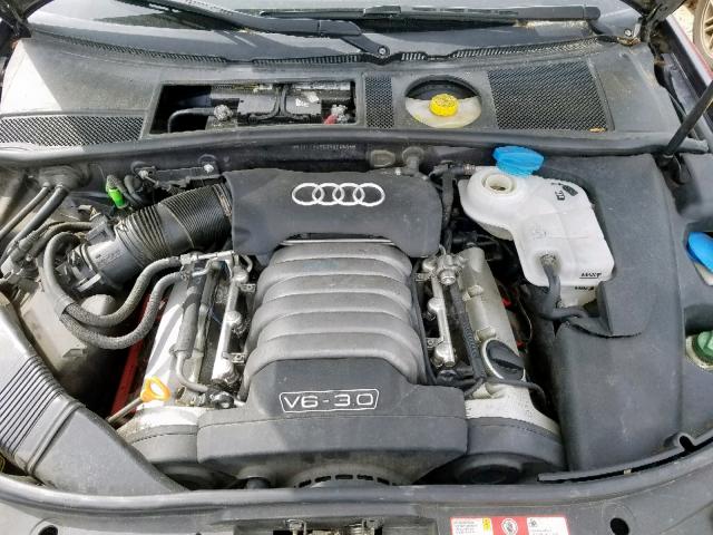 WAULT64BX2N074595 - 2002 AUDI A6 3.0 QUA BLUE photo 7