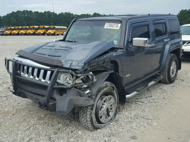 5GTDN136268130342 - 2006 HUMMER H3 BLUE photo 2