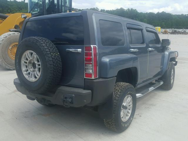 5GTDN136268130342 - 2006 HUMMER H3 BLUE photo 4