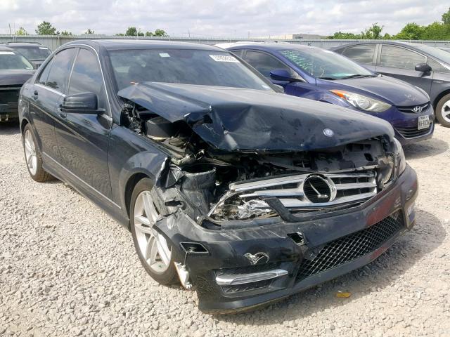 WDDGF4HB9DA795890 - 2013 MERCEDES-BENZ C 250 BLACK photo 1