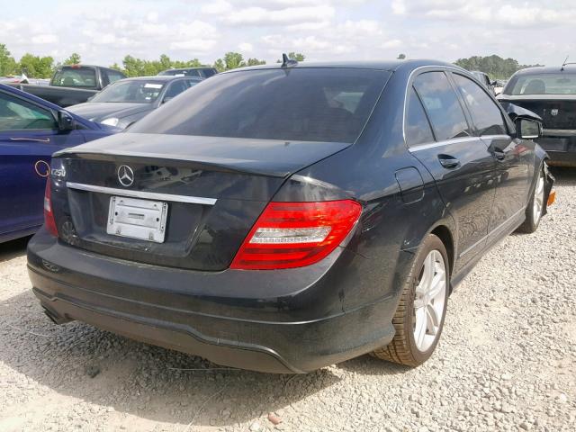 WDDGF4HB9DA795890 - 2013 MERCEDES-BENZ C 250 BLACK photo 4