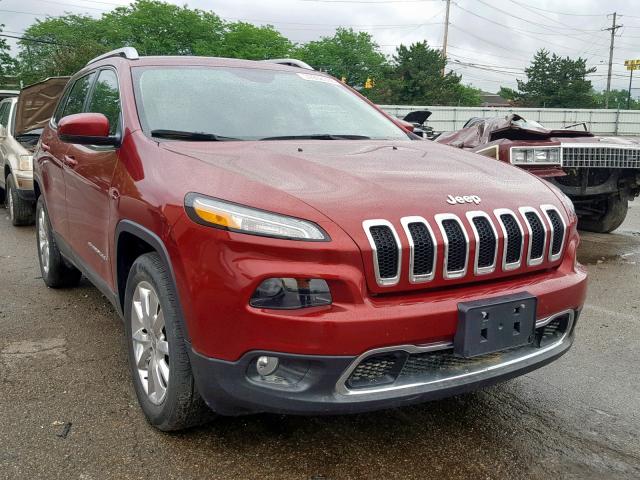 1C4PJMDB7FW776484 - 2015 JEEP CHEROKEE L BURGUNDY photo 1