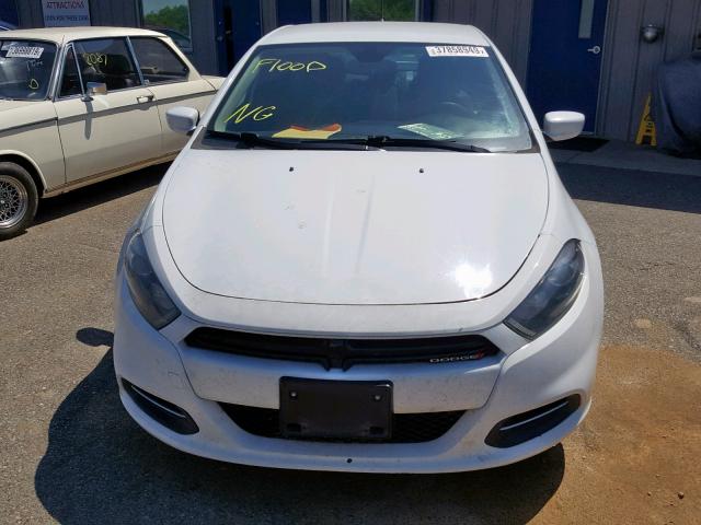 1C3CDFBB5FD150128 - 2015 DODGE DART SXT WHITE photo 9