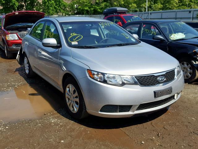 KNAFU4A27D5741192 - 2013 KIA FORTE EX SILVER photo 1