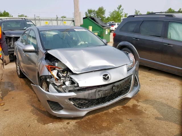 JM1BL1W72C1657309 - 2012 MAZDA 3 I GRAY photo 1