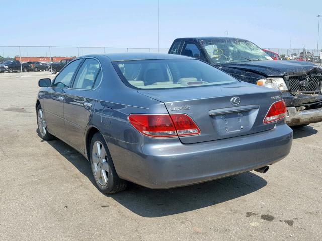 JTHBA30G655086296 - 2005 LEXUS ES 330 BLUE photo 3