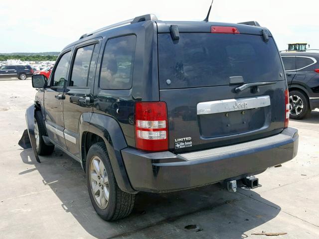 1J4PP5GK0BW524418 - 2011 JEEP LIBERTY LI BLACK photo 3