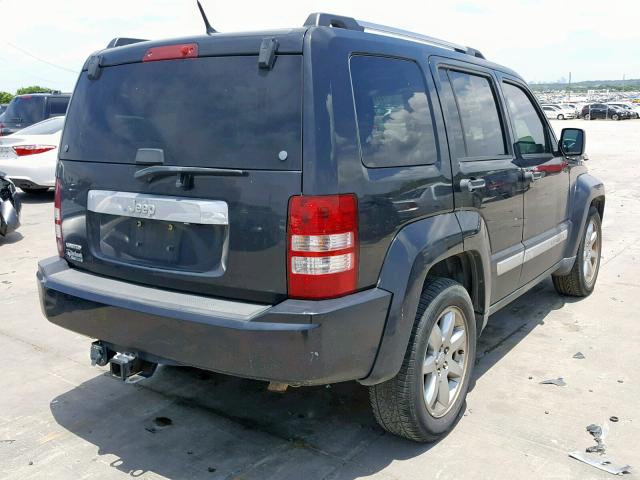 1J4PP5GK0BW524418 - 2011 JEEP LIBERTY LI BLACK photo 4