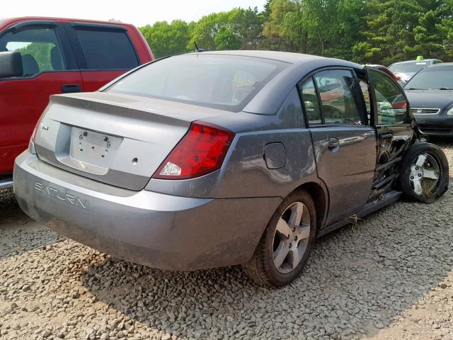 1G8AL55F77Z118150 - 2007 SATURN ION LEVEL GRAY photo 4