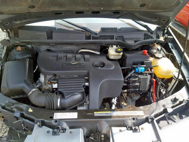 1G8AL55F77Z118150 - 2007 SATURN ION LEVEL GRAY photo 7