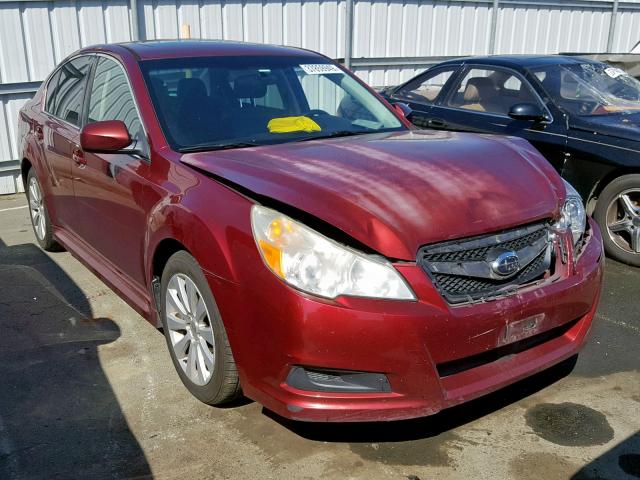 4S3BMDG67B2216062 - 2011 SUBARU LEGACY 3.6 MAROON photo 1